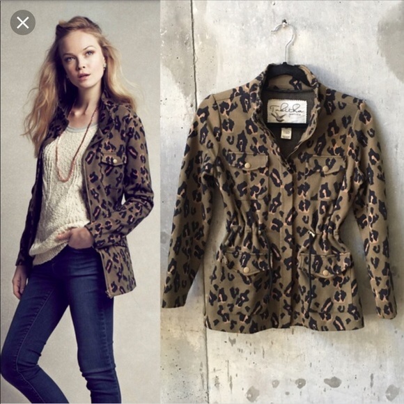 Anthropologie Jackets & Blazers - Tabitha Petite Leopardeau Jacket Size Medium